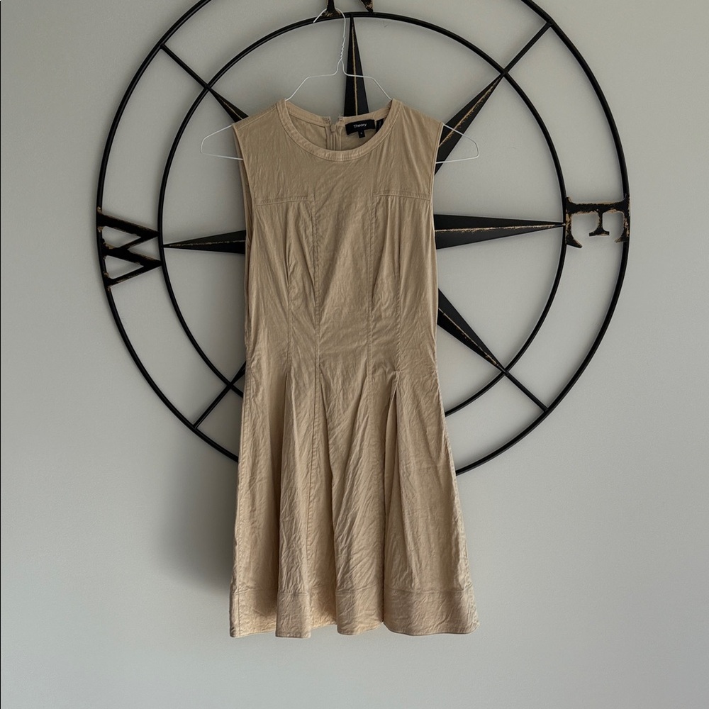 Theory Tan Mini Dress